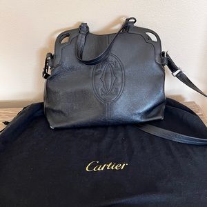 Cartier hand bag with shoulder strap